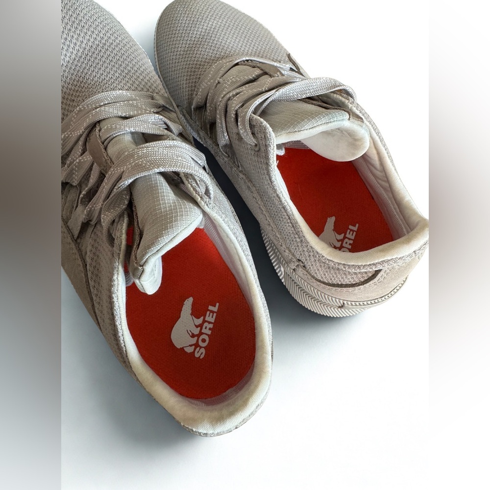 SOREL Out N About Dove Grey Sneakers - Picture 7 of 8